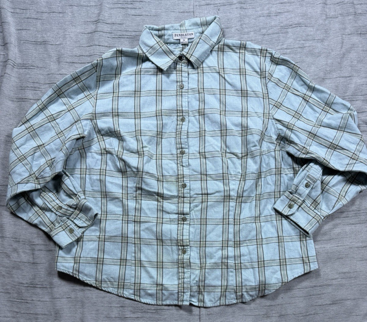 Pendleton Plus Flannel Button Up Shirt Women's 2X… - image 1