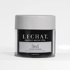 LECHAT Perfect Match Pro 3-IN-1 ACRYLIC DIP POWDER #030 Black Velvet Gown