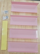 ELDUN 4 Pack Floating Shelves 12.5 Inch Wall Mounted Storage Display Rack