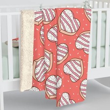 Pink Cozy Sherpa Fleece Blanket Soft Feminine Home Style