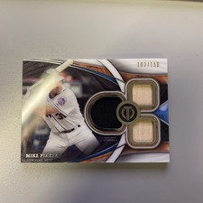 2018 Topps Tribute Triple Relics  102/150 Mike Piazza #TTR-MP HOF 11p9