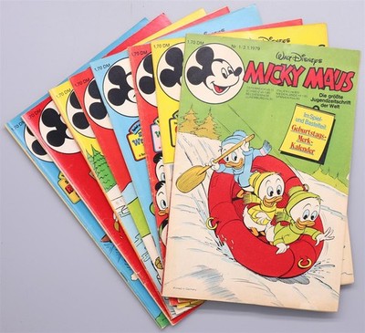 Micky Maus 1979  mit Beilagen Bastelbogen Auswahl Comic Heft Ehapa Verlag