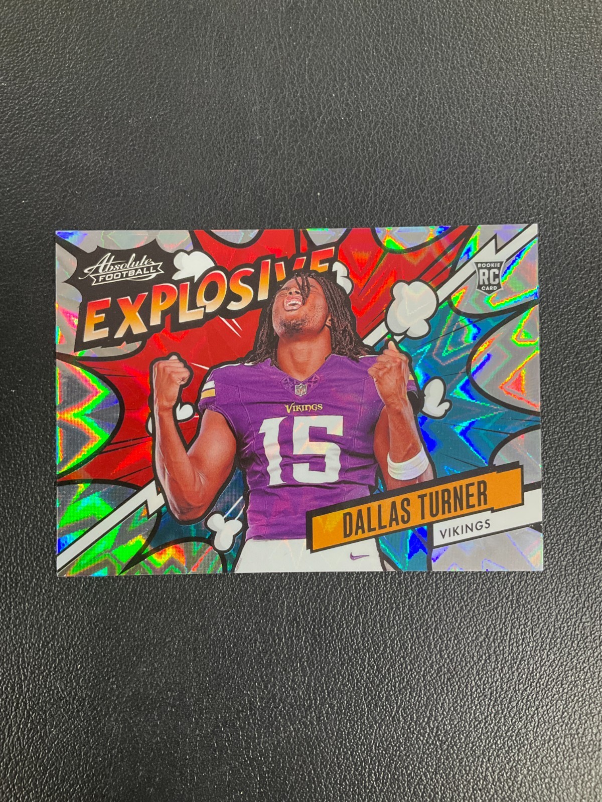 2024 Panini Absolute #EX-DTR Dallas Turner EXPLOSIVE Rookie Vikings No Reserve