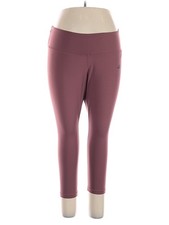 Adidas Women Red Active Pants 2X Plus