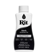 Rit Dye 88150 All Purpose Liquid Dye, Black, 8 Fl Oz