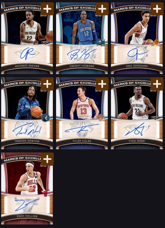 [DIGITAL] Topps NBA - Daily Dribble x Marks of Excellence 26 W1 ...