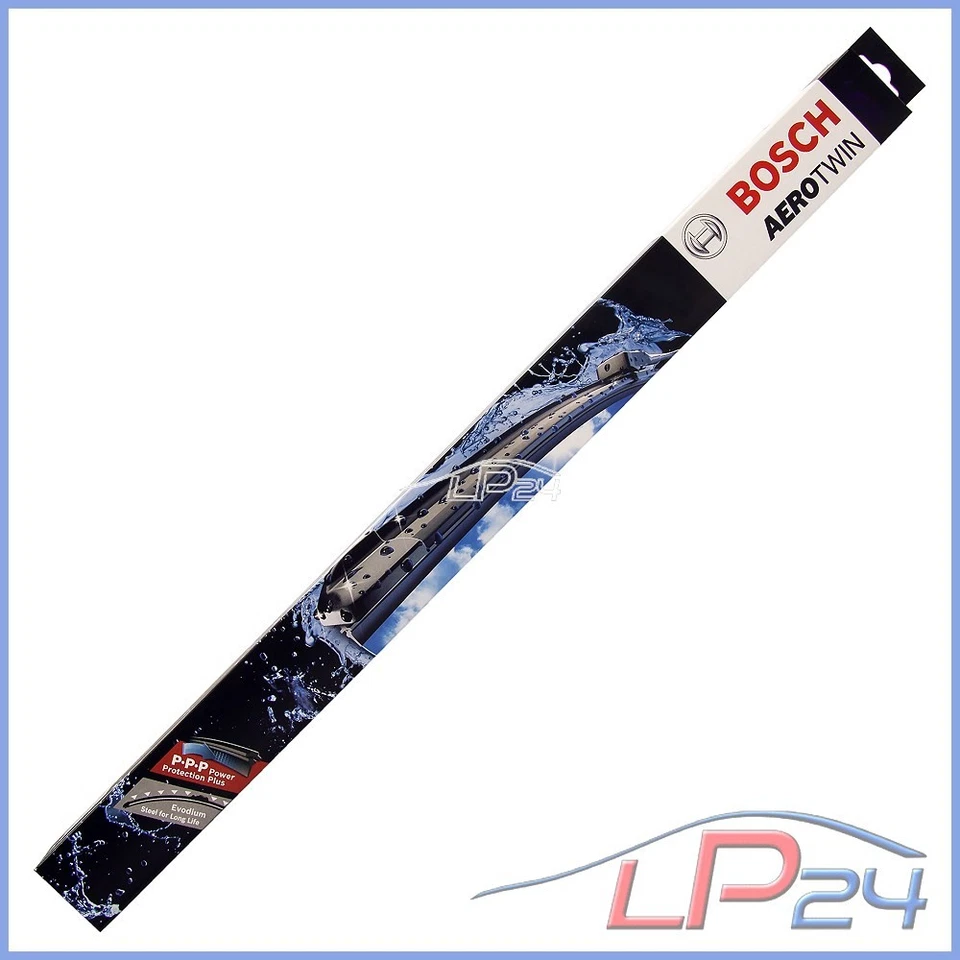 JEU DE BALAIS D'ESSUIE-GLACE AVANT BOSCH AEROTWIN AM460S POUR MAZDA 3 BK 2003-08 - Photo 4/4