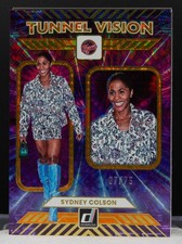 2025 Panini Donruss WNBA Sydney Colson Tunnel Vision /75 Indiana Fever