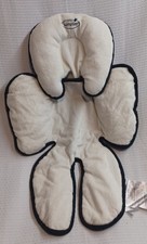 Snuzzler Infant Support Insert Summer Head Body Support Birth/1yr Ivory/Blk W