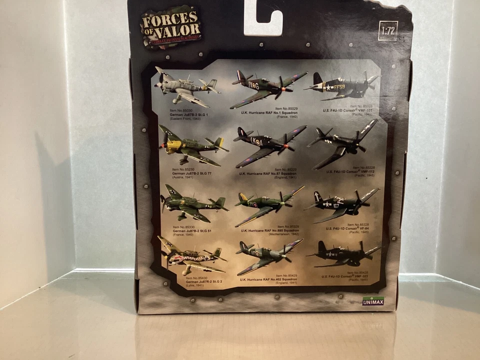 Forces of Valor 1:72 88200 - U.K. HURRICANE -RAF NO.87 SQUADRON, ENGLAND 1944 - Image 2 of 3