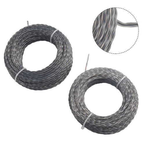 2 Sets Core-reinforced Grass Trimmer Line 2.0 - 3.0 mm x 15m (30m) Line Spool - Picture 24 of 58