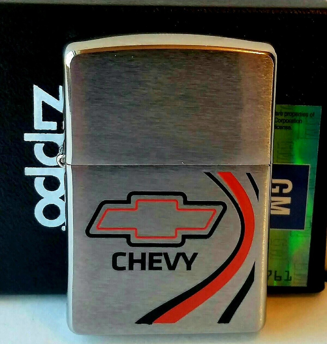 Zippo lighter CHEVROLET CHEVY Bowtie 2009 RARE zz | eBay
