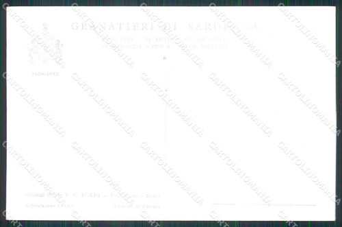 Militari Granatieri di Sardegna Iª Adunata Roma Ferrari cartolina KF5171 - Foto 2 di 2