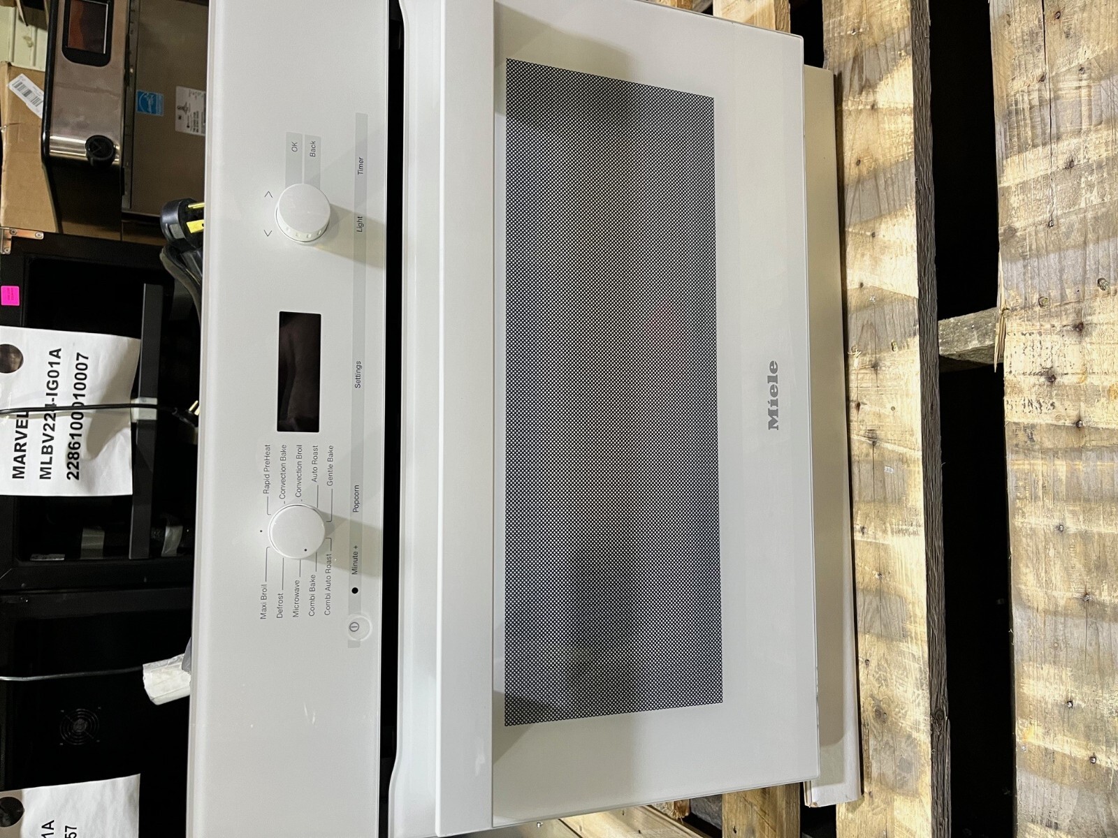 Miele H6200BMBRWS PureLine DirectSelect Series 24 Inch Speed Oven with