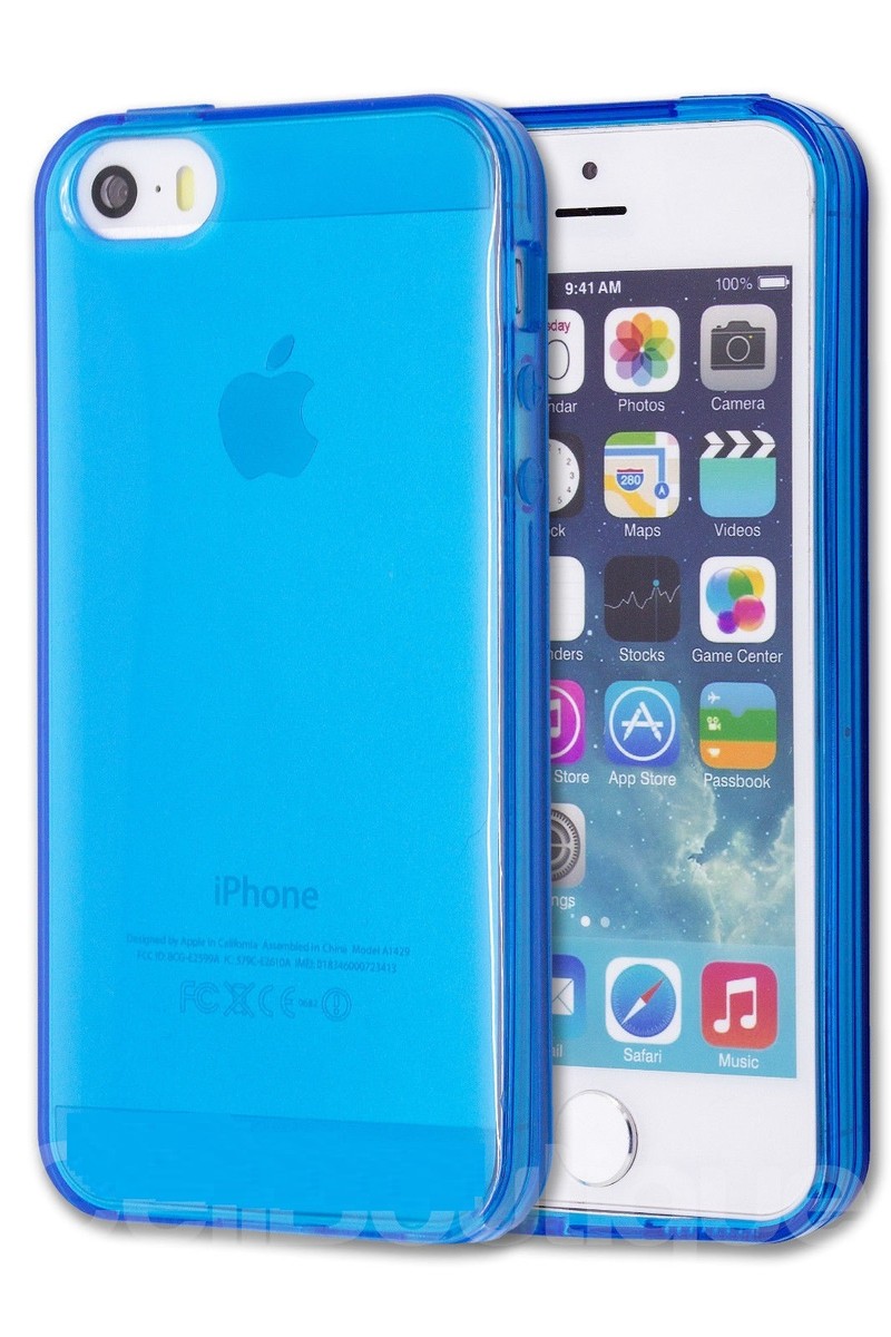 iPhone5sシリコンカバー Apple iPhone 5 5S Safety Back Case Cover Skin Slim Silicone Rubber