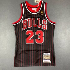 100 Authentic Michael Jordan Mitchell  Ness 96 97 Bulls Jersey Size 36 S Mens