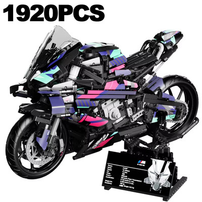 Super Speed Motorrad Bausteine Technik Modell 1920tlg Fahrzeug Kinder Geschenk