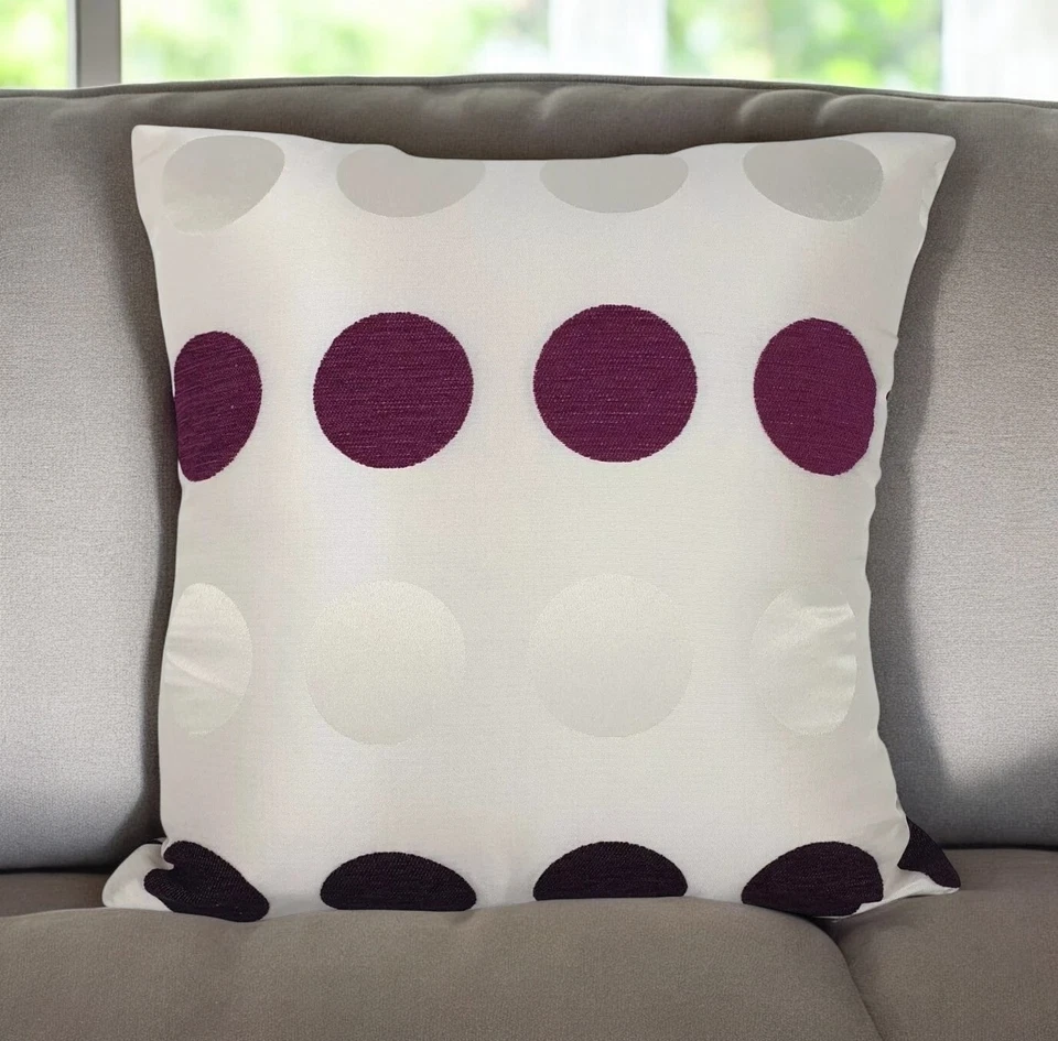 Luxury Purple Cushion Cover 45x45cm / 18x18" Decorative Throw Pillow Case – Cush - Image 3 of 4