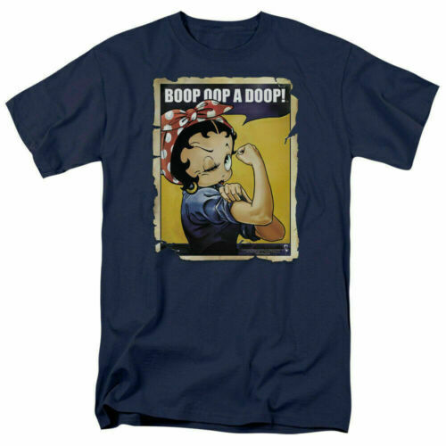 VINTAGE Betty Boop Shirt Mens XL Blue American Beauty VINTAGE Betty Boop Shirt Mens XL Blue American Beauty