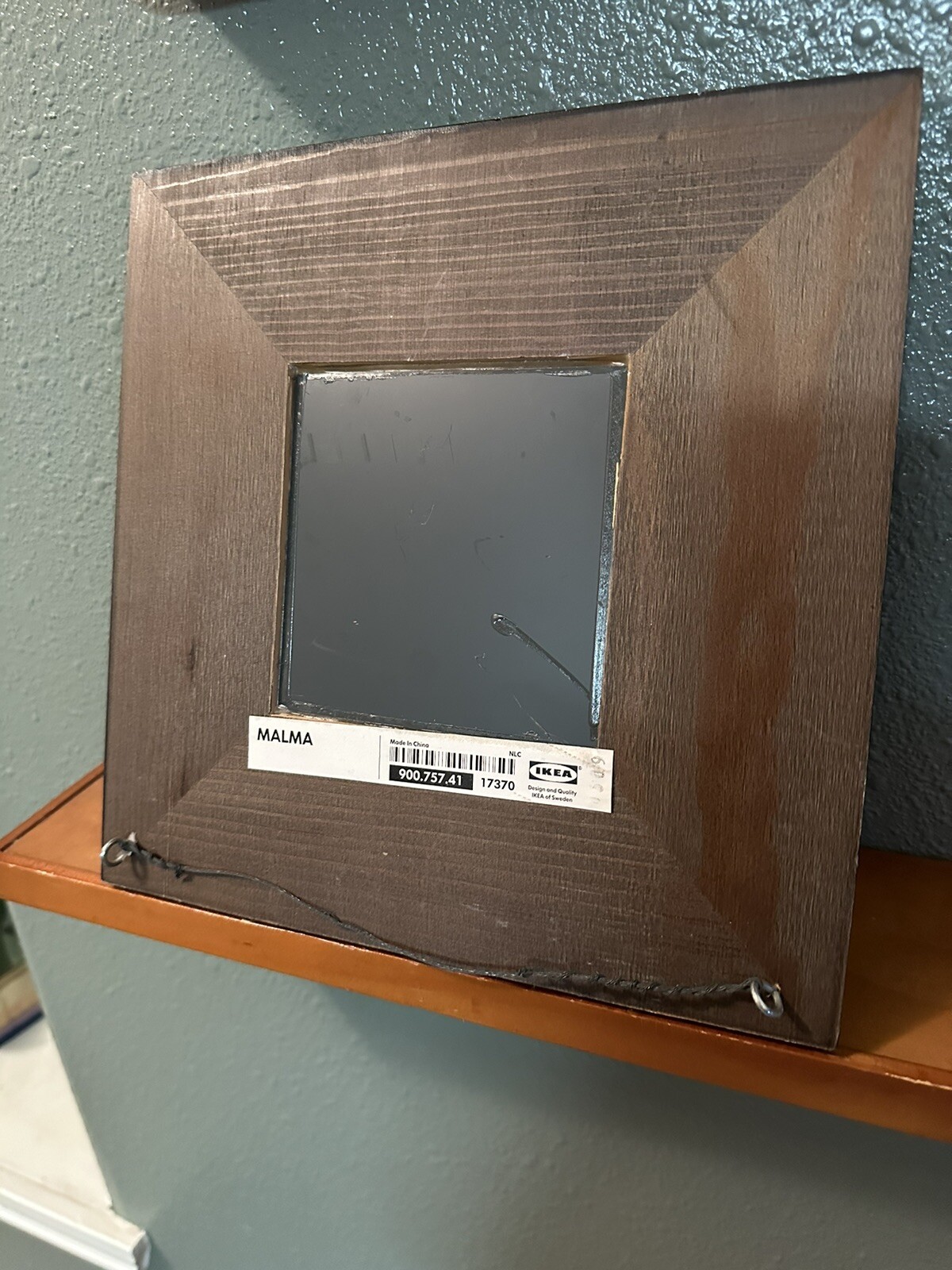 IKEA+Malma+Wall+Mirror+1022+22+Decorative+Brown+Wood+2317370