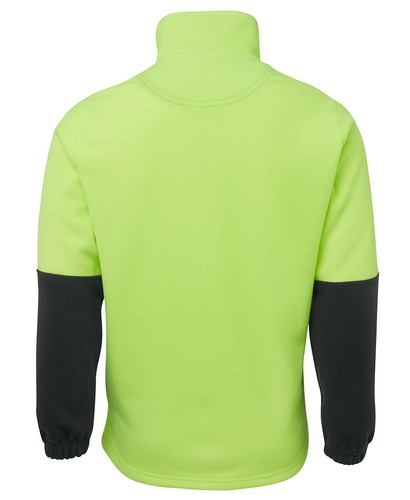 JB's wear HI VIS 1/2 ZIP POLAR FLEECE Jumper,6HVPF - Picture 5 of 13
