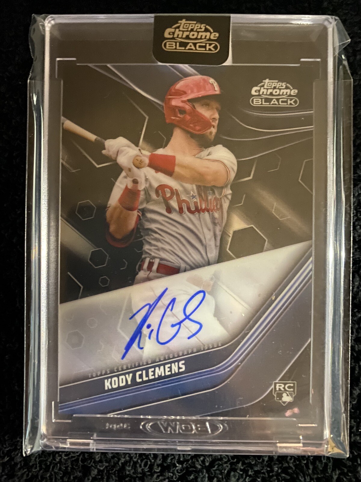 2023 Topps Chrome Black - Autographs #CBA-KC Kody Clemens (AU, RC)
