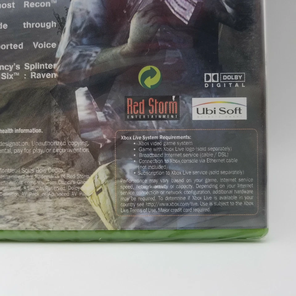 Tom Clancy's Ghost Recon Sealed PAL Format Read Desc Make Offer for 1/2 Off - Image 4 of 4