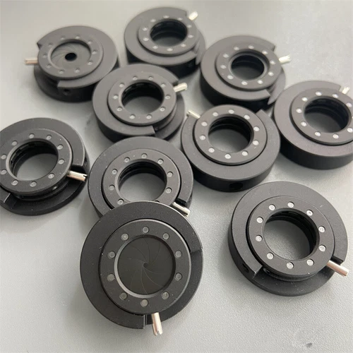 1-12mm Adjustable Mechanical Iris Aperture Microscope Camera Module M4 thread - Picture 10 of 26