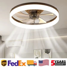 20 inch 3 Color LED with App & Remote Control Reversible Ceiling Fan Light Kit