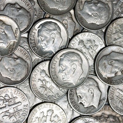 Make Offer 1 Pound Lb Lot 90 Silver Coins Quarters Dimes 1964 Older Ebay