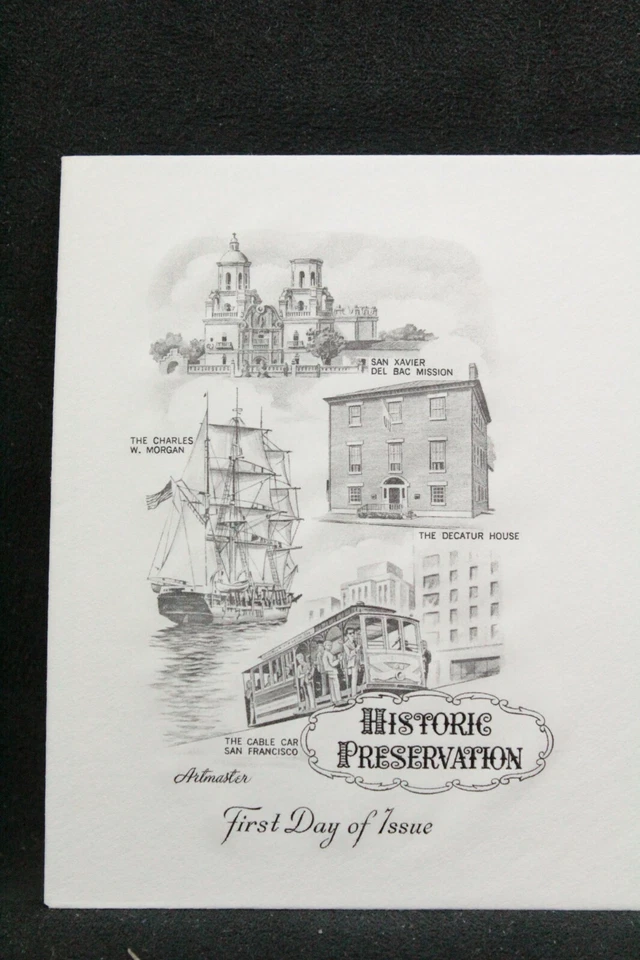 USPS FDC #1441 1971 8¢ Whaling Ship Historic Preservation Issue ArtMaster ST695 - Image 3 of 3