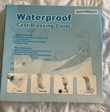 Supernight Waterproof Knee Cast/Dressing Cover