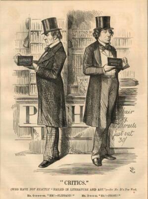Critics. Mr. Gladstone and Mr. Disraeli