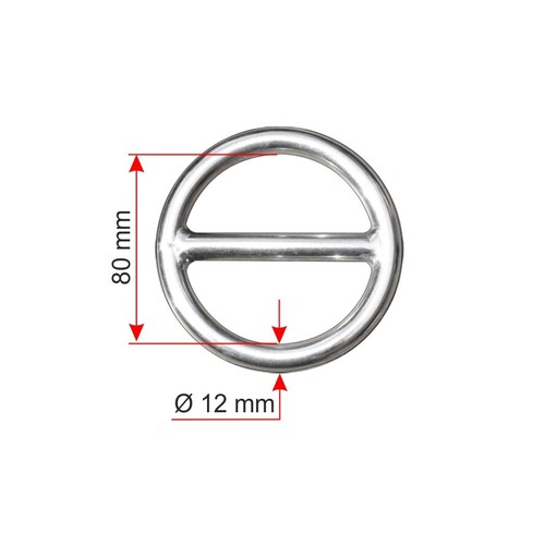 Ring With BAR A4 Stainless Steel Aisi 316 Niro - Picture 11 of 13