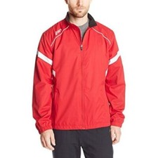 ASICS Men's Surge Warm-Up Stand Up Collar Long Sleeve Jacket, Red