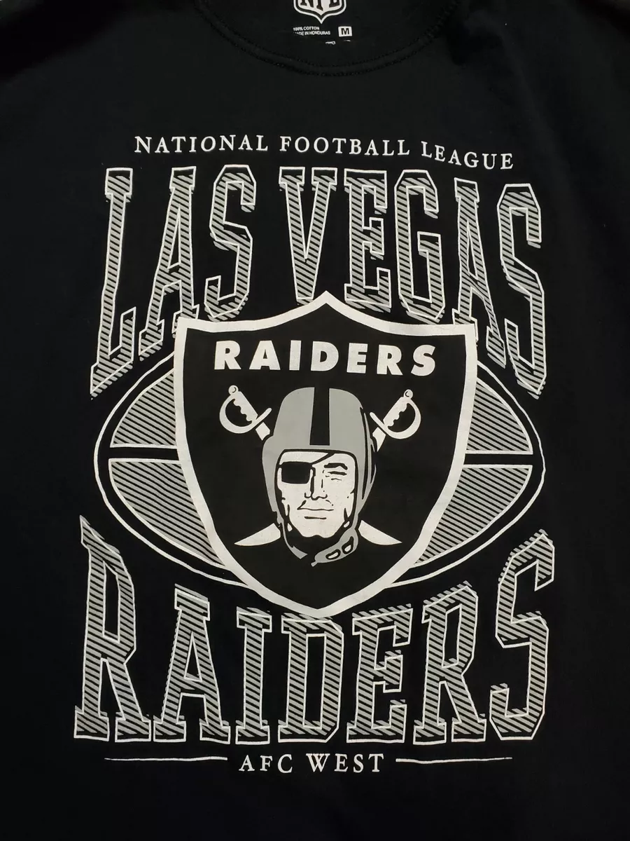 NFL Las Vegas Raiders T Shirt Mens NWT AFC West Size M