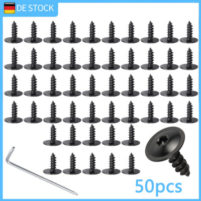 50 x Torx Schrauben für Stoßtange Radkasten Audi Seat Skoda Porsche VW