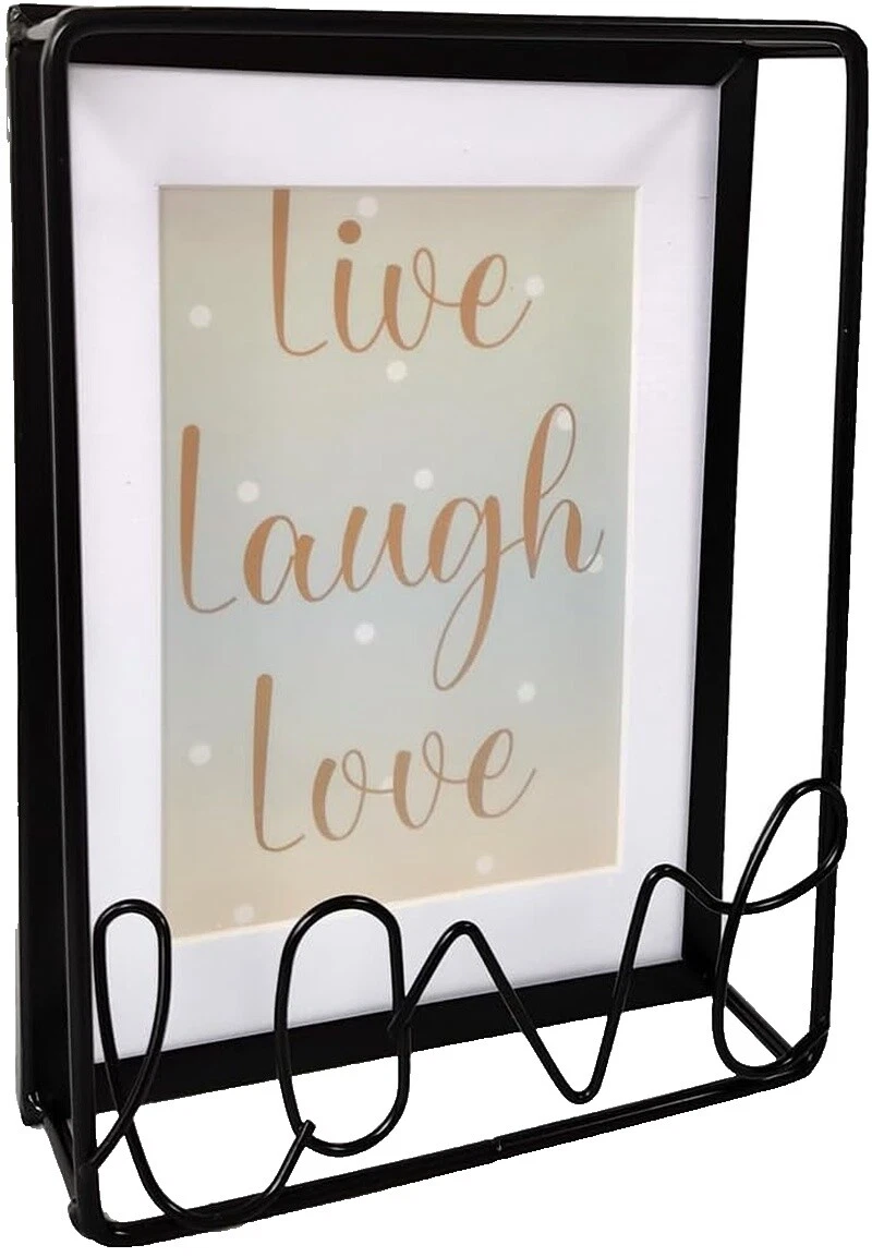 Art Deco Marcos de Metal Negro