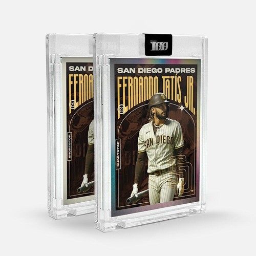 2022 Topps Project100 Karte 23 - Fernando Tatis Jr. von Andre Power Deluxe Edition - Bild 3 von 5