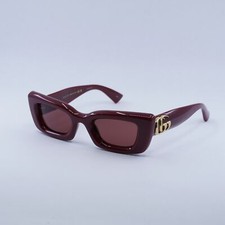 New Gucci GG1827S 003 Burgundy/Red 49-22-145 Sunglasses