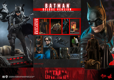 Hot Toys MMS639 THE BATMAN 1/6 Deluxe Version Action Figure In