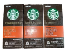 Starbucks Breakfast Blend Nespresso Capsules - 30 Pods NEW Free Shipping