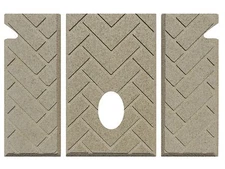 WHITFIELD PELLET  HERRINGBONE  FIREBRICK  [PP1202]  ADVANTAGE II-T, III, CLASSIC