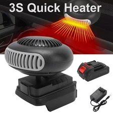 50W Heater Portable Heating Cooling Fan Defroster Demister for Car Truck Home