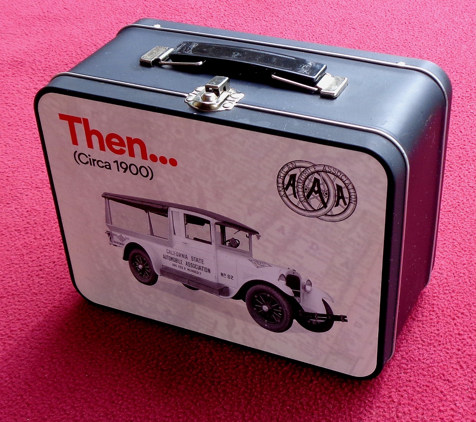 very nice then and now AAA metal lunch box