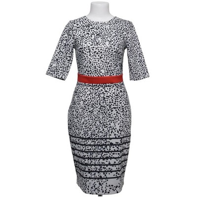 Bodyflirt Boutique, Kleid, Größe: 36/38, Weiß/Schwarz/Rot, Print, Damen #CSz