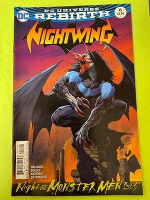 DC Rebirth NIGHTWING #6 Night Of The Monster Men! Joe Orlando, Tim Seeley NM