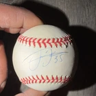 Frank Thomas Autographed Official American League Baseball JSA Chicago White Sox