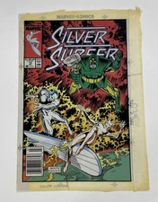 Silver Surfer 13 Color Separation Films 3M Comic Cover Production Art