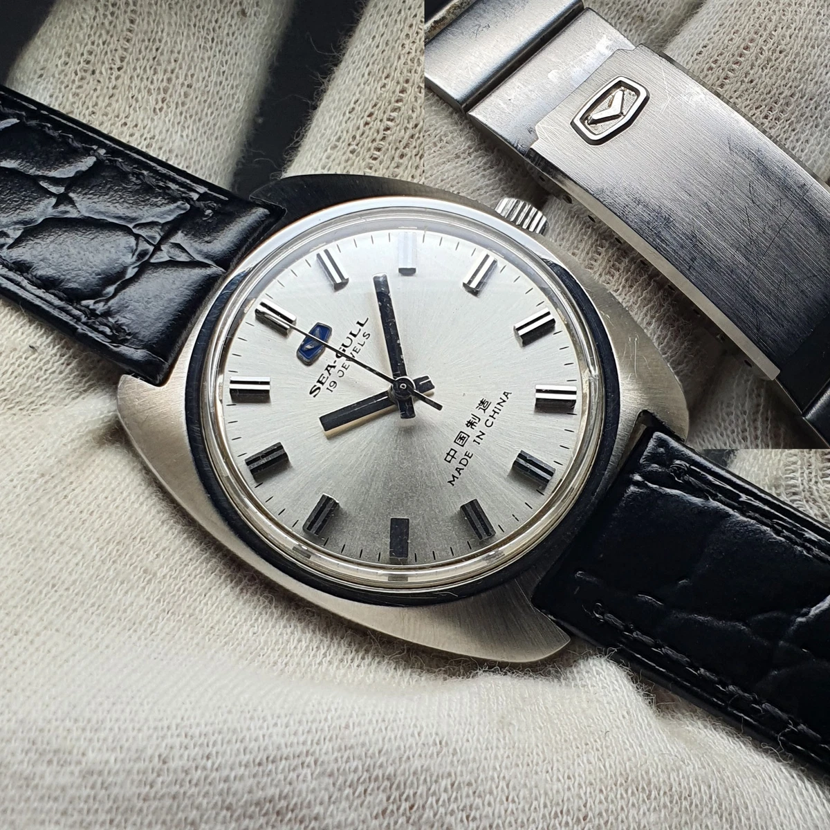 【新品未使用】シーガル　エクセル Seagull Men 19 Jewels Wristwatches for sale | eBay